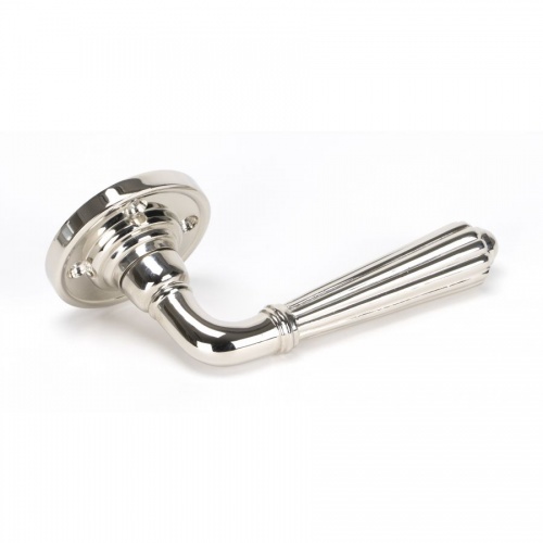 Polished Nickel Hinton Lever On Rose Set